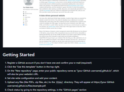 academicpages.github.io Screenshot 1