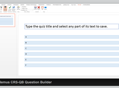 Academus CRS-QuestionBuilder