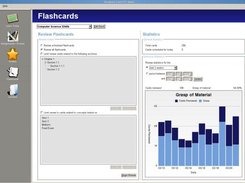 View statistics on your current knowledge of your flashcards