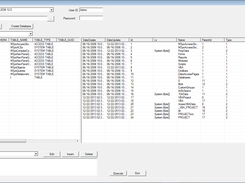 Acult is intended to be used for ms Acess,although it can be used by any Database.