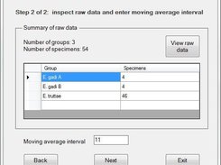 Import hook measurements file dialog