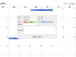First demo with fullcalendar