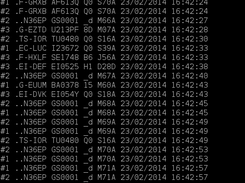 acarsdec rtl sdr reception (oe line by msg.)