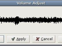 Volume adjust help screen