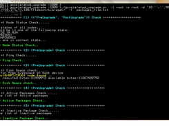 Accelerated upgrade program output look