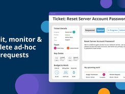 Tickets - Submit, monitor & complete ad-hoc work requests