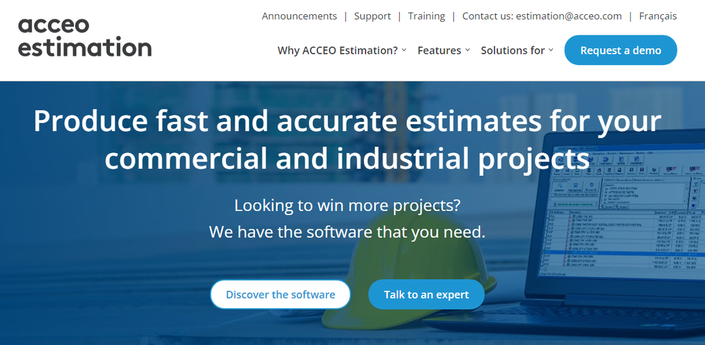 ACCEO Estimation Screenshot 1
