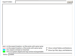 Export Window