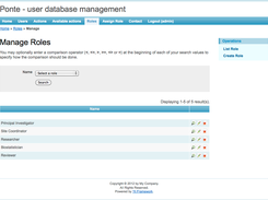 Manage roles