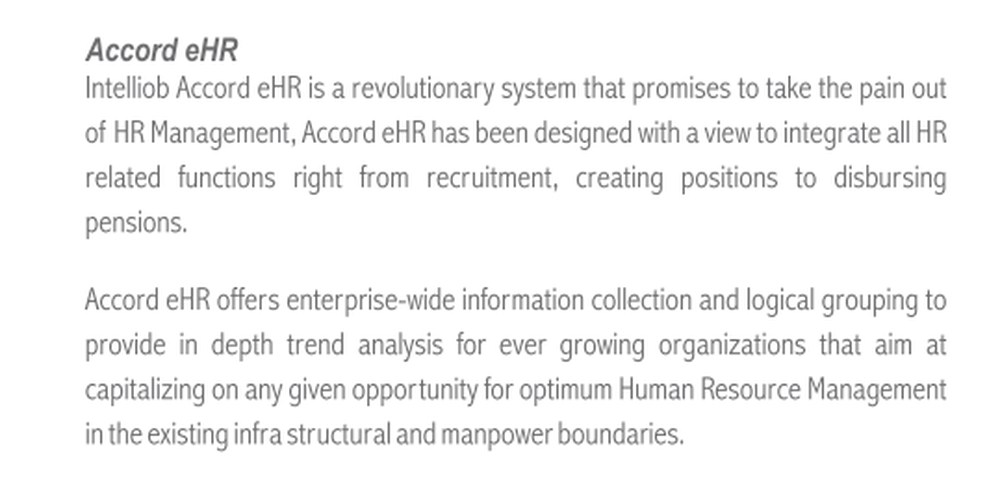 Accord eHR Screenshot 1