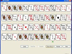 After moving card 3C onto 4C.Could've also moved if 1 apart