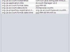 Account Manager v2.0 properties editor