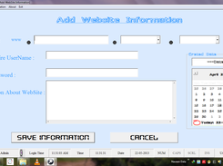 The Add Site Form