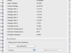 This is the charger dialog (MacOSX, english)