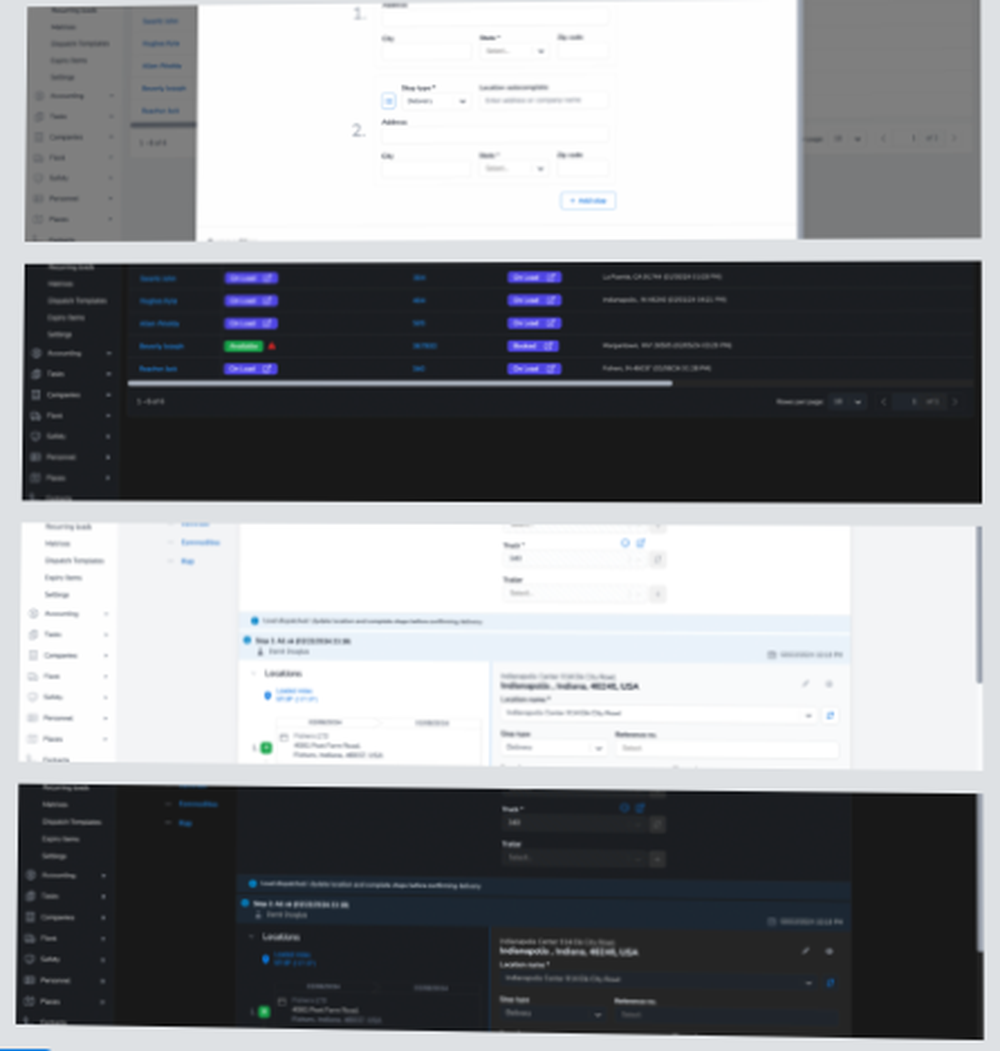Accur8 TMS Screenshot 1