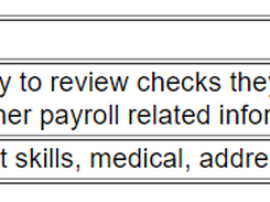 Accura Employee H/R Portal Screenshot 1