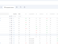 AccuRanker Competitor Ranks