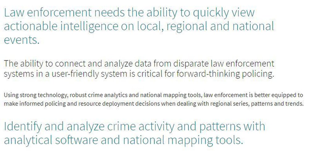 Accurint Crime Analysis Screenshot 1