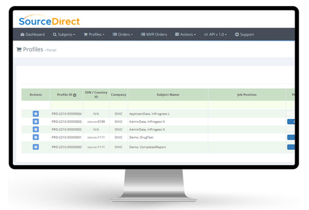 AccuSourceHR Screenshot 1