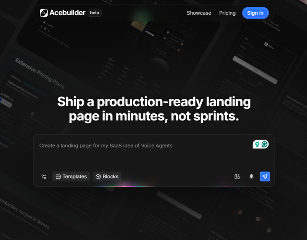 Acebuilder Screenshot 1
