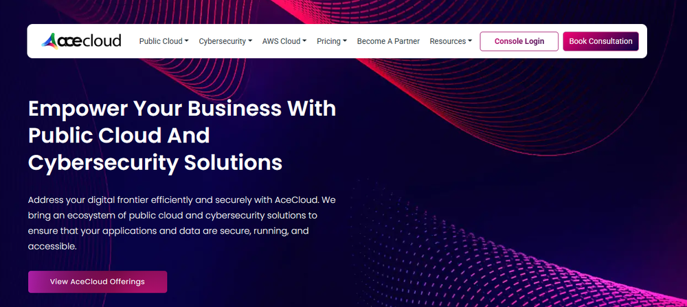 AceCloud Screenshot 1