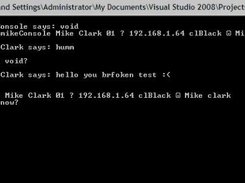 main console program