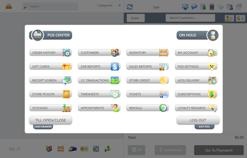 ACID Point of Sale Screenshot 1