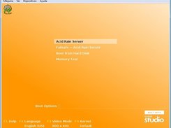 Live CD boot menu