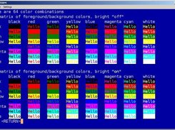 3. Colour test pattern. Some work needed here on bright mode