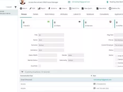 Access Recruitment CRM Screenshot 1