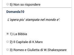 Discusser UI: Multiple choice questions.