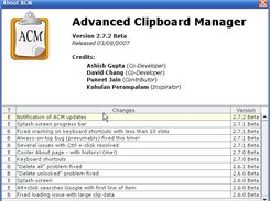 About ACM and change log