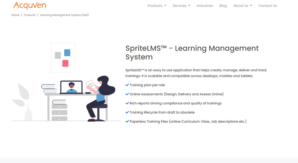 Acquven LMS Screenshot 1