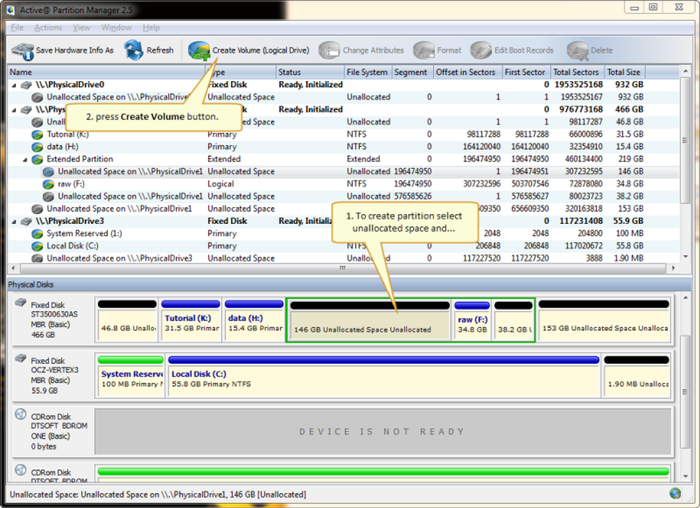 Active@ Partition Manager Screenshot 1