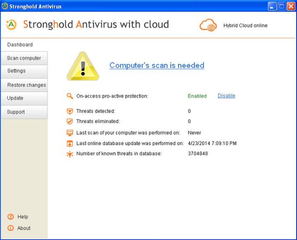 Stronghold Antivirus Screenshot 1