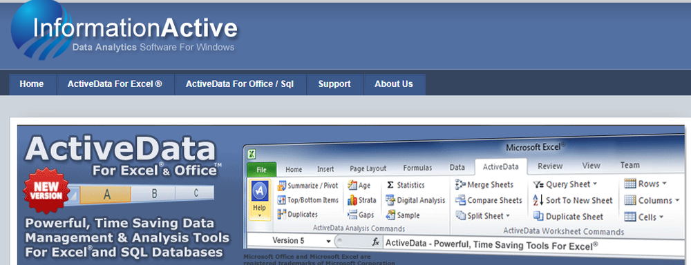 ActiveData Screenshot 1