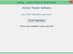 Screen When Tracker Is Running