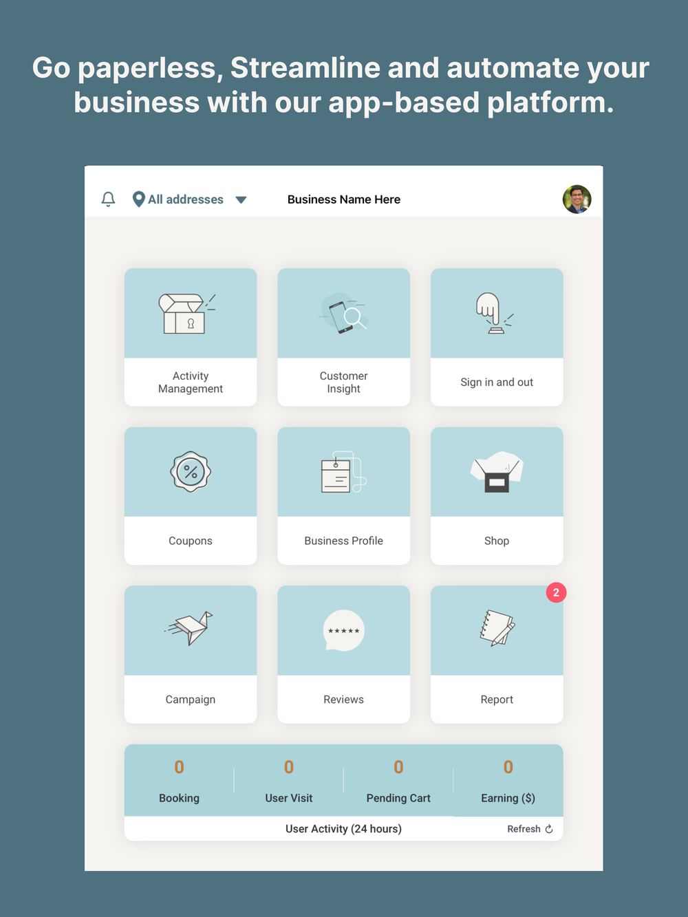 App Home Screen
