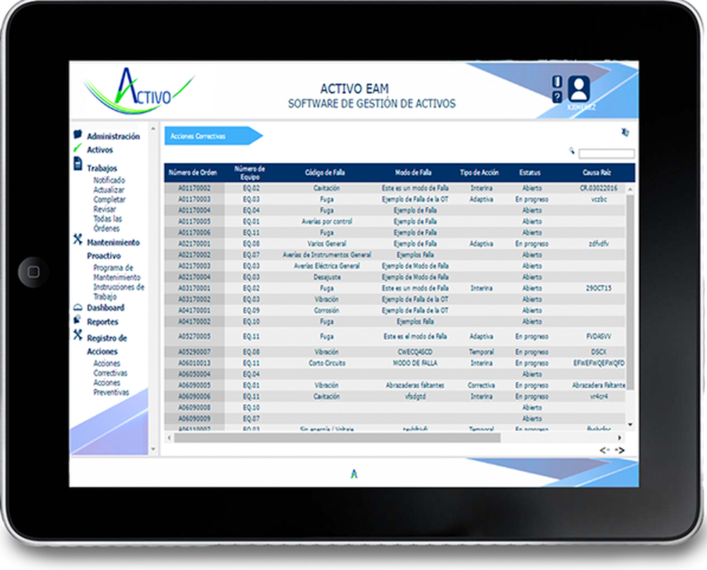 Activo EAM - CMMS Screenshot 1