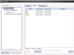 Admin console