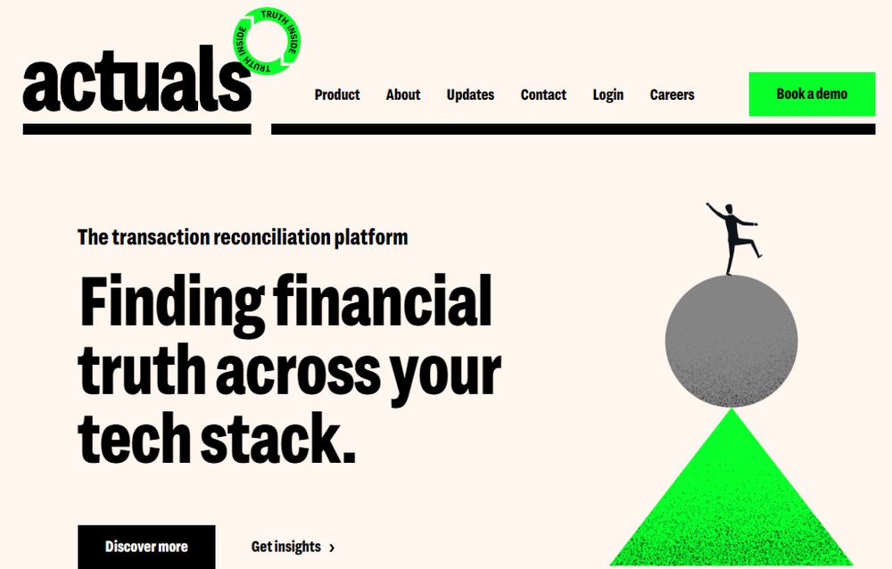 Actuals Screenshot 1