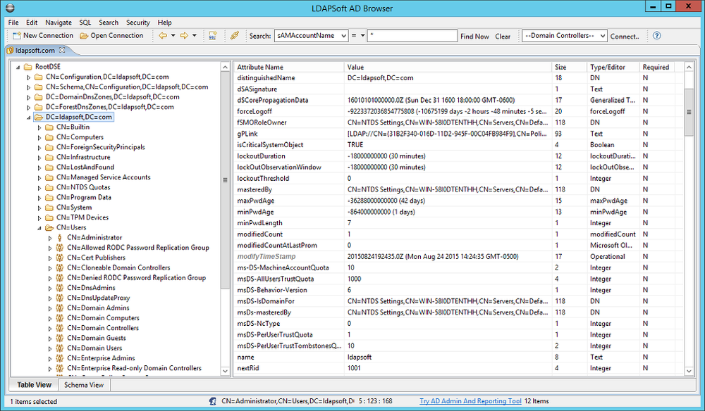 AD Browser Screenshot 1