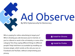 Ad Observer Screenshot 1