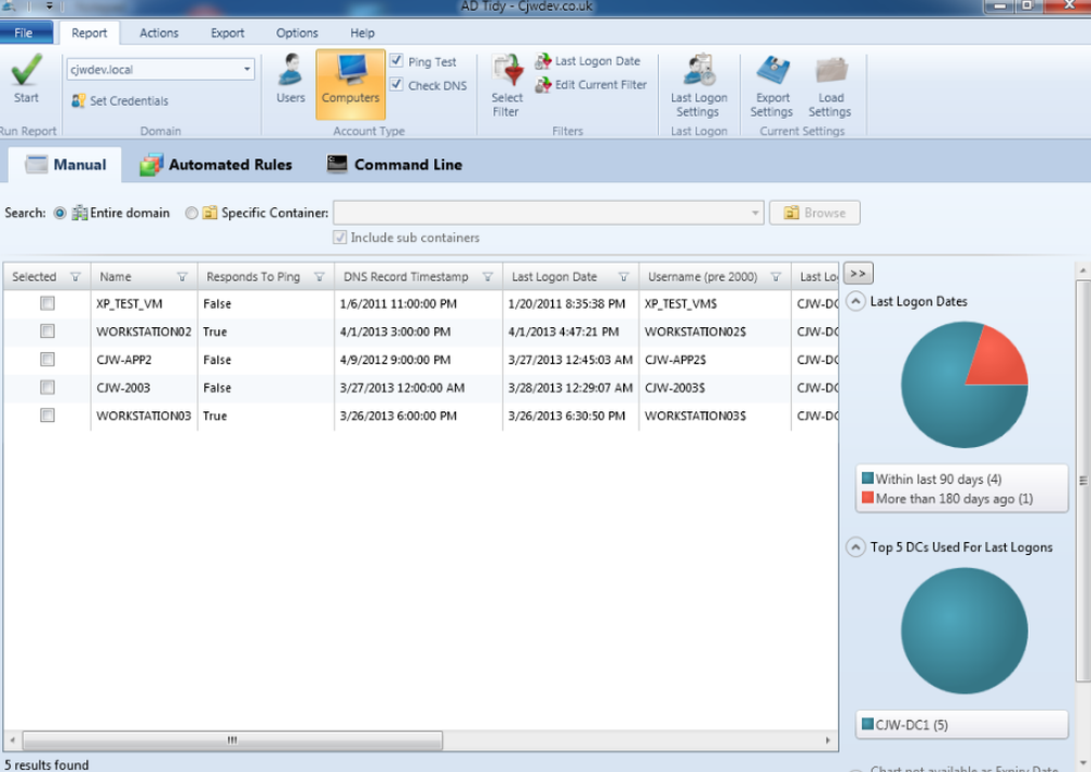 AD Tidy Screenshot 1