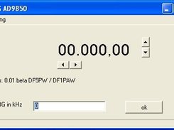 AD9850 DDS control panel Screenshot 1