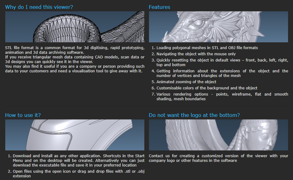 ADA 3D STL Viewer Screenshot 1