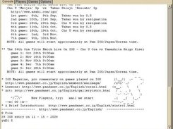IGS console