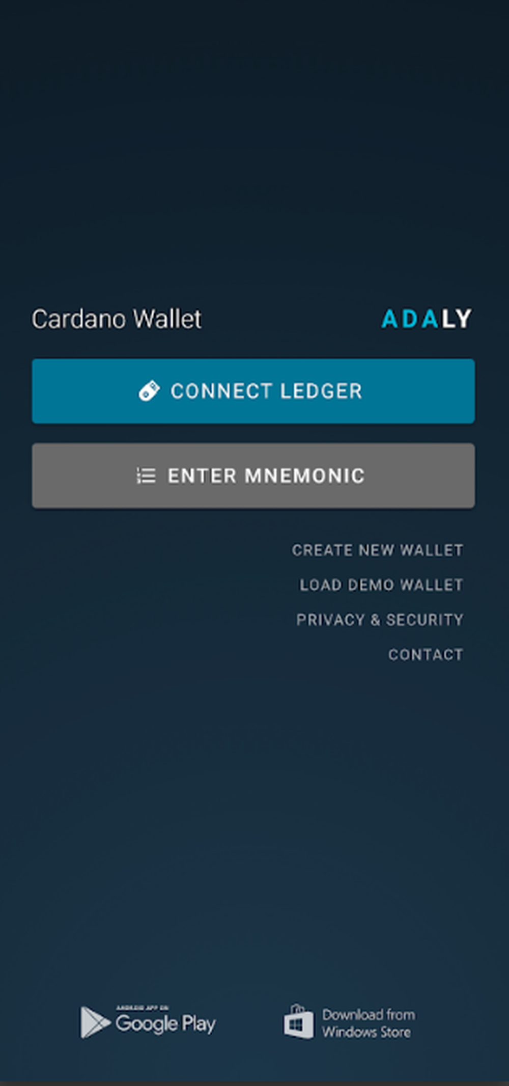 Adaly Wallet Screenshot 1