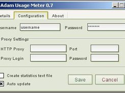 Configuration Page (Windows 2000)