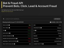 Bot & Fraud API - Free IP Lookup 